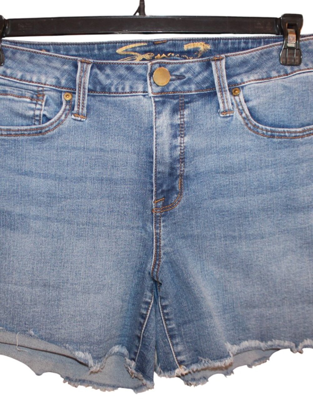 SEVEN7 JEANS Weekend Shorts Sz 10 Florence Color Denim Jean Cutoffs 4.5 Inseam